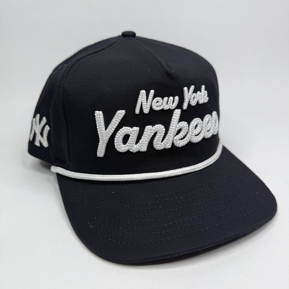 New York Yankees New Era Hat Men Navy Golfer Rope Snapback Cap MLB Baseball